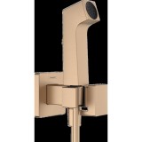 SET DUS INCASTRAT IGIENA INTIMA E CU MIXAJ, SUPORT DUS, FURTUN 1,25M, BRUSHED BRONZE ( NECESITA CORP INCASTRAT 29235180), Hansgrohe