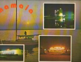 CPI B14492 CARTE POSTALA - MAMAIA. LACUL, HOTEL DELTA, RESTAURANT FLORA, PARC