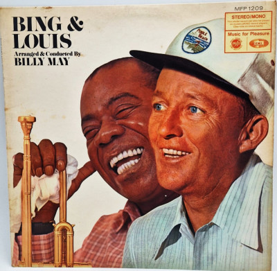 Bing Crosby &amp;amp; Louis Armstrong - Bing &amp;amp; Louis _ vinyl LP 1967 MFP UK jazz foto