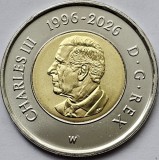 2 Dollars 2026 Canada, 30th Anniversary of the Toonie, unc