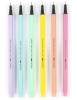 Set 6 Pixuri Kidea, Culori Pastelate, Varf Precis, Scoala &amp; Birou
