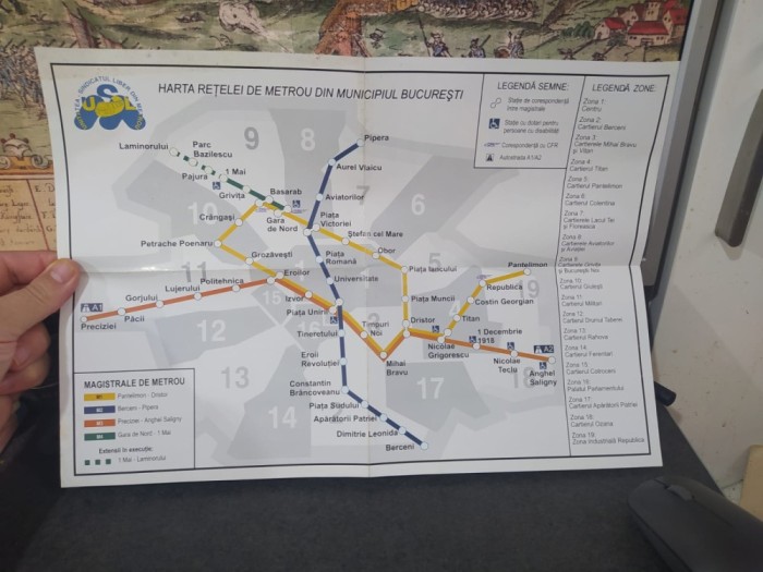 Harta rețelei de metrou din Municipiul București, circa 2005, 013