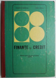 Finante si credit Manual pentru licee de specialitate anul IV &ndash; Gheorghe D. Bistriceanu