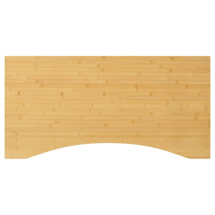 vidaXL Blat de birou 110x55x2,5 cm bambus