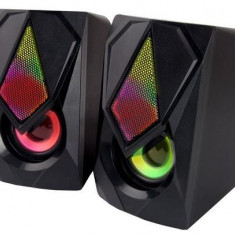 Boxe Esperanza Boogie, LED Rainbow, 2.0, 5W (Negru)