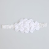 Bentita elastica cu flori albe