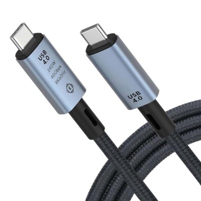 Cablu USB-C tata la USB-C tata 1m v3.0 240W 40Gbps 8K 60Hz foto