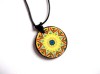 Colier lemn mandala 38863