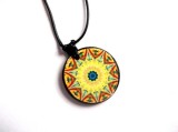 colier lemn mandala 38863