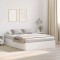 vidaXL Cadru de pat Alb 200 x 140 x 31.5 cm Lemn compozit