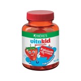 Capsule gumate vitamina D3 + calciu pentru copii Beres Vitakid aroma capsuni 30 buc