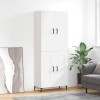 VidaXL Dulap &icirc;nalt, alb, 69,5x34x180 cm, lemn compozit 3195787