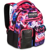 Ghiozdan cu 3 compartimente, Mitama, New Plus, Tye Love