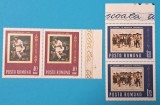 TIMBRE ROMANIA LP648/1967 90 ani Rascoala taranilor din 1907- Serie pereche- MNH, Nestampilat