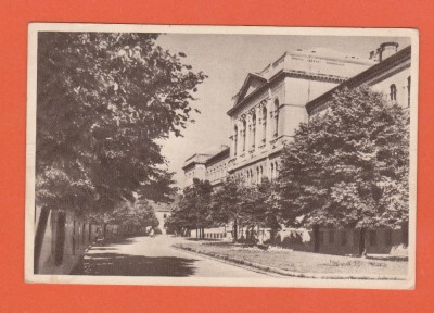 AMS @ - CARTE POSTALA, CLUJ - UNIVERSITATEA &amp;bdquo;VICTOR BABES&amp;rdquo;, 1957, CIRCULATA foto