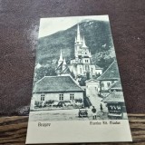Carte Postala Brasov Biserica Sfantul Nicolae, 1927
