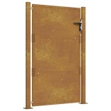 Cumpara ieftin Poarta pentru gradina, 105x130 cm, otel corten