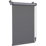 Cumpara ieftin Jaluzea Termica Blackout 75 x 160 cm, Latime material 71 cm, Gri, Fara Gaurire, cu Strat Intunecat si Certificare Oeko-Tex 100 160 cm 75 CM
