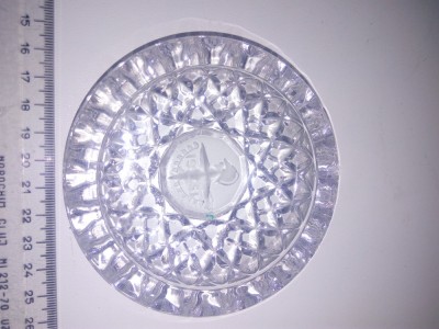 DECOR STICLA / CRISTAL ? SIMBOL ROZA VANTURILOR / CASCHETA -1961 foto