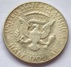 386. Moneda SUA 50 Cents / Half Dollar 1968 (Kennedy) (Argint), America de Nord