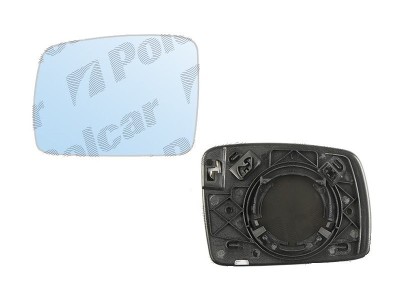 Geam oglinda Land Rover Range Rover (Lm) 06.2002-06.2009 partea dreapta BestAutoVest albastra convex cu incalzire foto