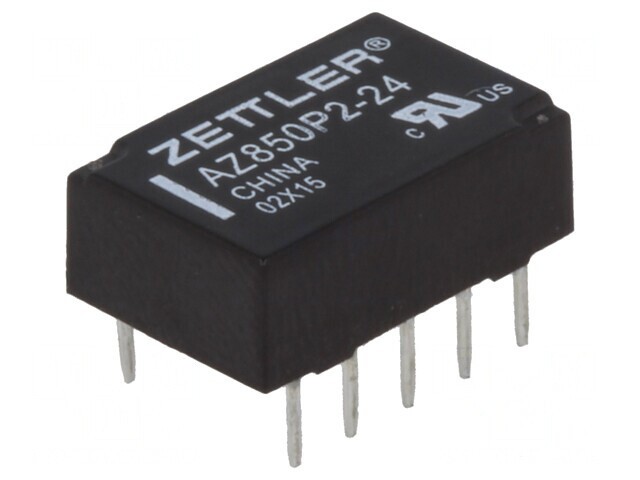 Releu Electromagnetic DPDT 24VDC PCB