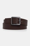 United Colors of Benetton curea cu doua fete barbati, culoarea maro, 6L90UL00L