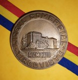 SV * Medalia LICEUL COMERCIAL TARGOVISTE * SEMICENTENAR 1923 - 1973