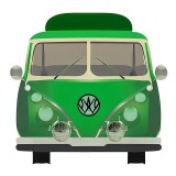 Cumpara ieftin Sticker decorativ Masina, Verde, 62 cm, 7767ST, Oem