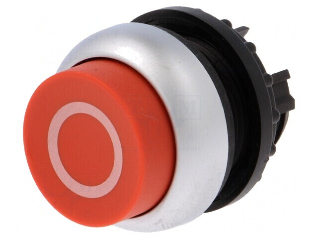Comutator cu apăsare 22mm roșu