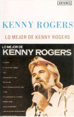Casetă audio Kenny Rogers &amp;lrm;&amp;ndash; Lo Mejor De Kenny Rogers, originală foto