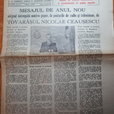 informatia bucurestiului 3 ianuarie 1989-mesajul lui ceausescu de anul nou