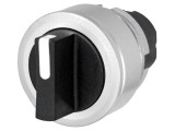 Comutator rotativ 30mm EAO Poz.i stabil 1 negru fără IP65
