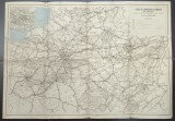 CARTE DE L &#039;INVASION ALLEMANDE EN FRANCE , ...GUERRE DE FRANCE 1870 , 1871 par CHARLES DE MAZADE, SFARSITUL SECOLULUI XIX