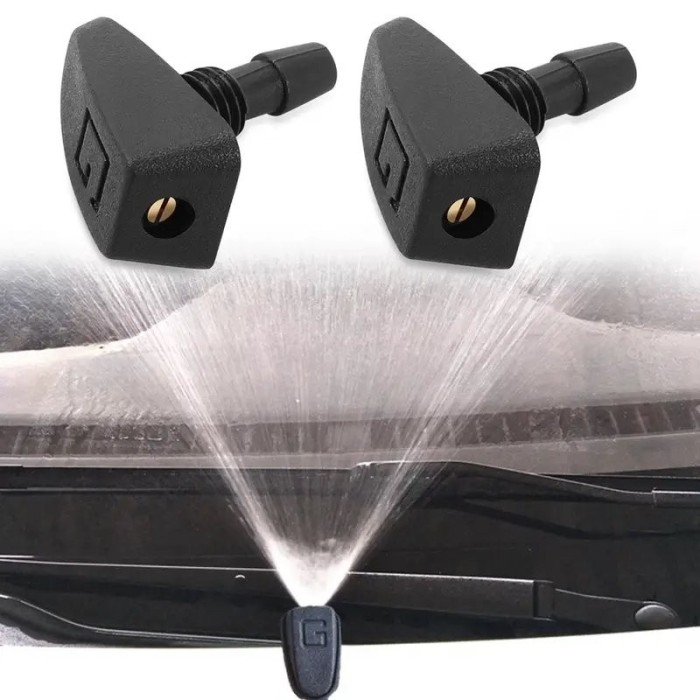Set 2 duze spalare parbriz tip perdea universale, jet reglabil