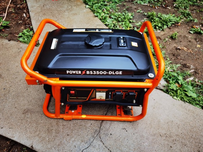 Generator de curent hibrid GPL/benzina 3kw