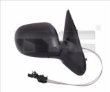 Oglinda exterioara dreapta TYC Seat Ibiza II Cordoba I 6K si VW Polo Classic Variant 192002, reglaj manual Bowden, sticla convexa, carcasa mica