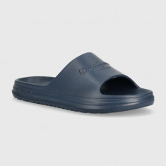 Pepe Jeans papuci Beach Slide barbati, culoarea albastru marin, BEACH SLIDE M