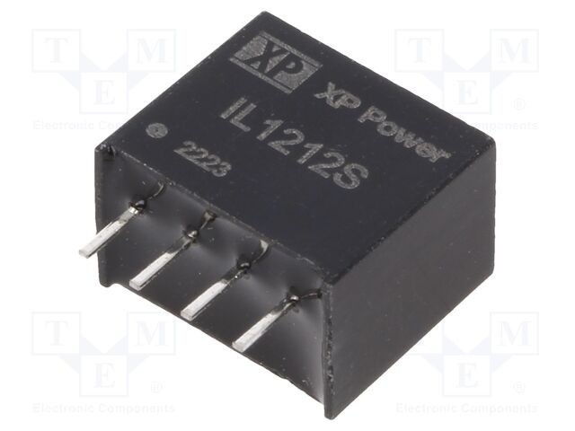Convertor DC/DC 2W 12V 168mA XP POWER SIP THT