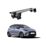 Cumpara ieftin Bare transversale portbagaj auto aluminiu compatibile plafon neted Hyundai i10 AC3 2019- argintii sau negre