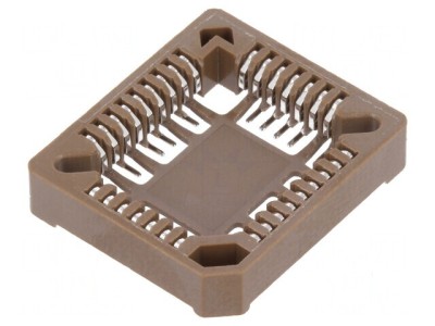 Soclu Circuite Integrate PLCC32 Bronz-Fosfor Cositorit 1A pentru Montaj Profesional foto