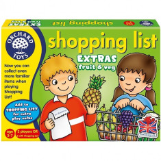 Joc Educativ Orchard Toys Lista de Cumparaturi Fructe si Legume foto