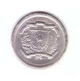 Moneda Republica Dominicana 25 centavos 1981, REPLICA
