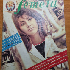 revista femeia noiembrie 1973-articol si foto orasul iasi,moda,teatrul national