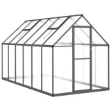 Cumpara ieftin Sere cu cadru de baza, antracit, 334x169x195 cm, aluminiu
