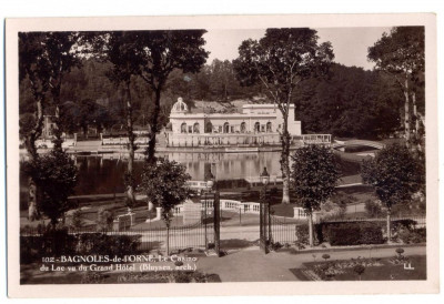 AD 906 C. P. VECHE -BAGNOLES-DE-L&amp;#039;ORNE , LE CASINO DU LAC, GRAND HOTEL -FRANTA foto