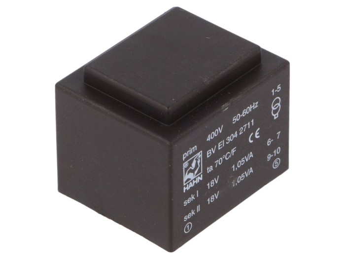 Transformator &icirc;ncapsulat 2,1VA 18V