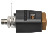 Clemă de laborator maro 70VDC 16A nichel -25&divide;90&deg;C