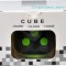 CUB ANTISTRES SPACER, FIDGET, black cu butoane green, &quot;SP-CUBE-FGET&quot;