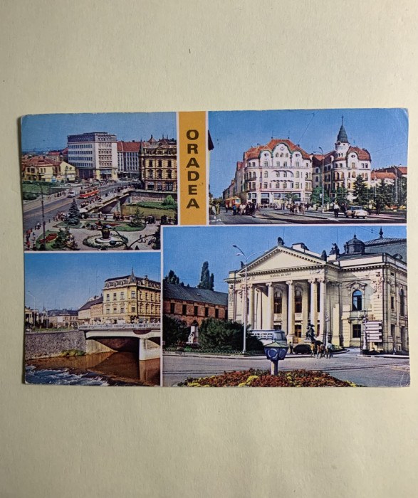 Carte poștală Oradea-vedere din centru